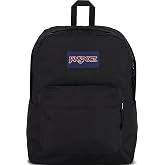 JanSport SuperBreak One Backpacks - Durable, Lightweight Bookbag with 1 Main Compartment, Front Utility Pocket with Built-in Organizer - Premium Backpack, Black