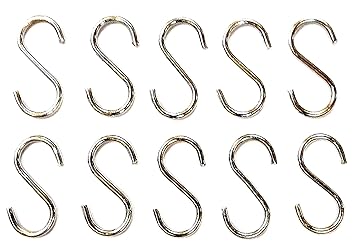 7q7 Stainless Steel Multipurpose S Hook Sling Type Organizer For