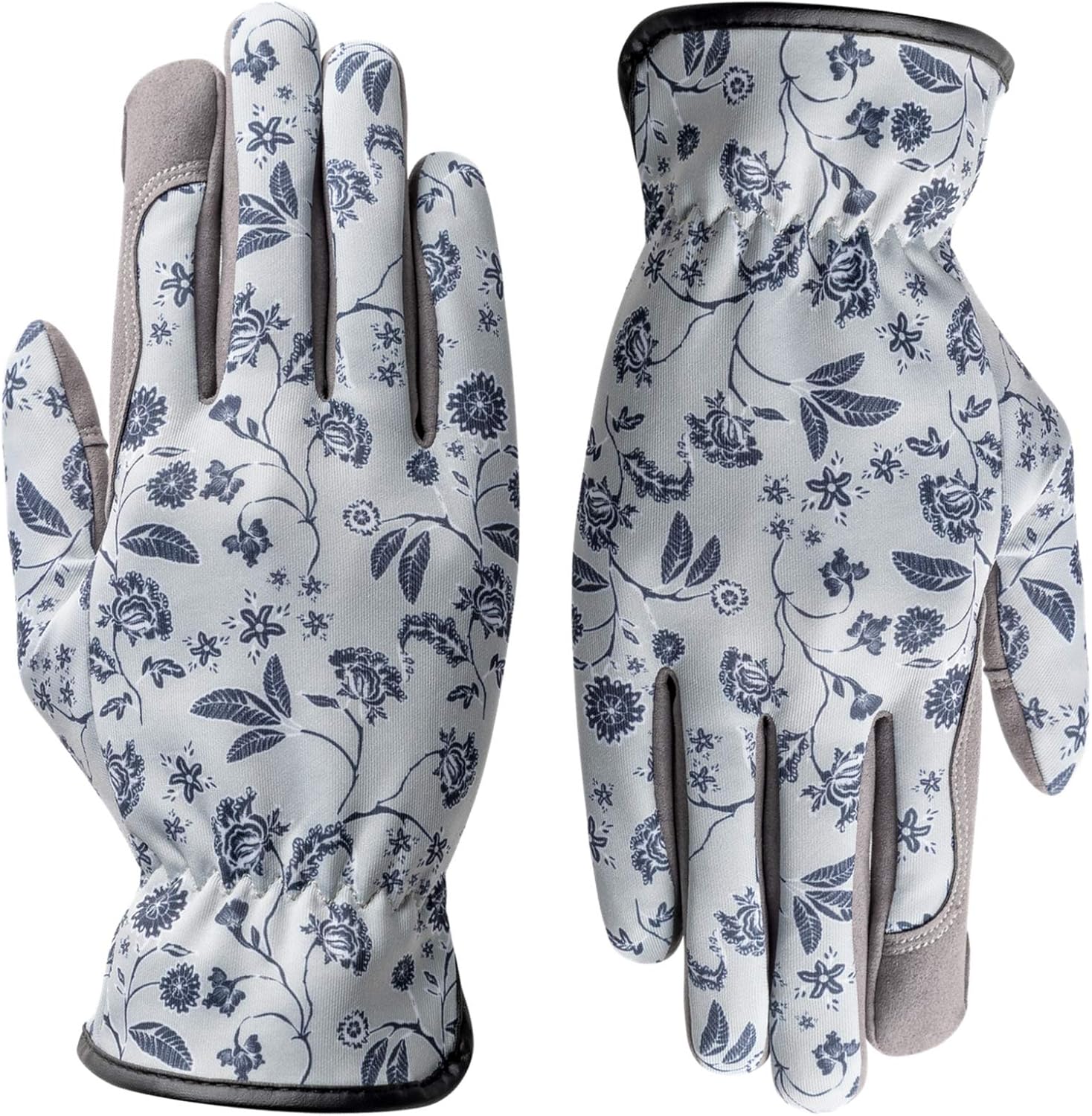 Gardening Gloves for Women - KAYGO KG128SS, with Synthetic Leather Suede for Gardening and Yard Work,Water Repellent (Medium-2021 NEW): Home Improvement