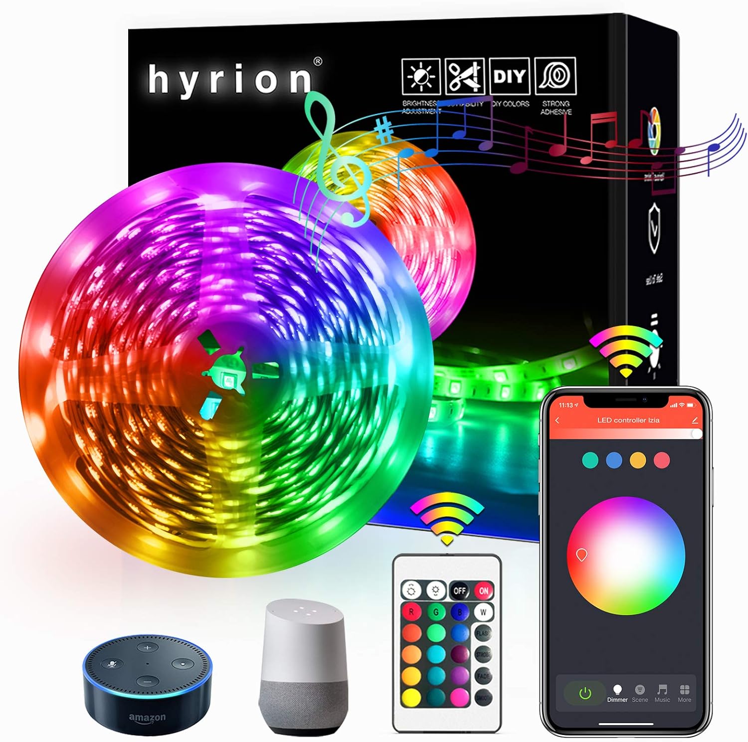 google home control multiple lights