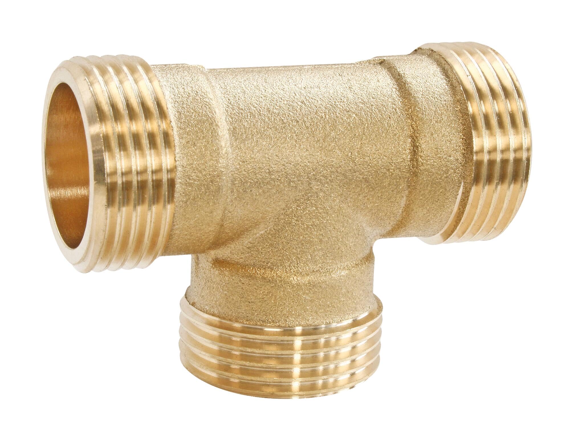 SOMATHERM FOR YOU //2679-12 Té laiton égal Mâle Equal Brass Tee – Triple Male 12/17, Gray