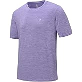 BGOWATU Men's Quick Dry Workout Athletic Shirts Lightweight Tennis Shirts for Men Running Gym Tops
