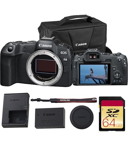 Amazon.com : Canon EOS R8 Mirrorless Camera with Canon EF 50mm f