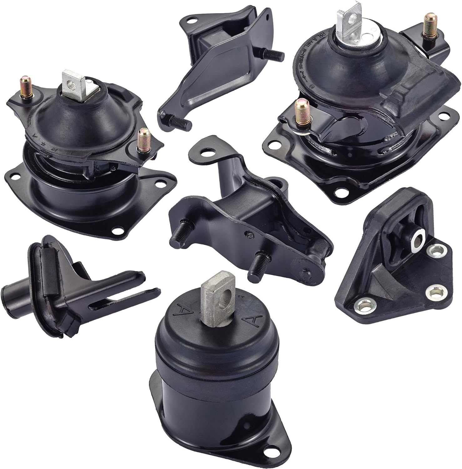 Motor Mounts 6PC ENGINE AND TRANSMISSION MOUNTS FOR 20062007 HONDA ACCORD V6 3.0L AUTOMATIC