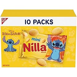 NILLA Wafers Mini Cookies, Vanilla Wafers, 10 Snack
