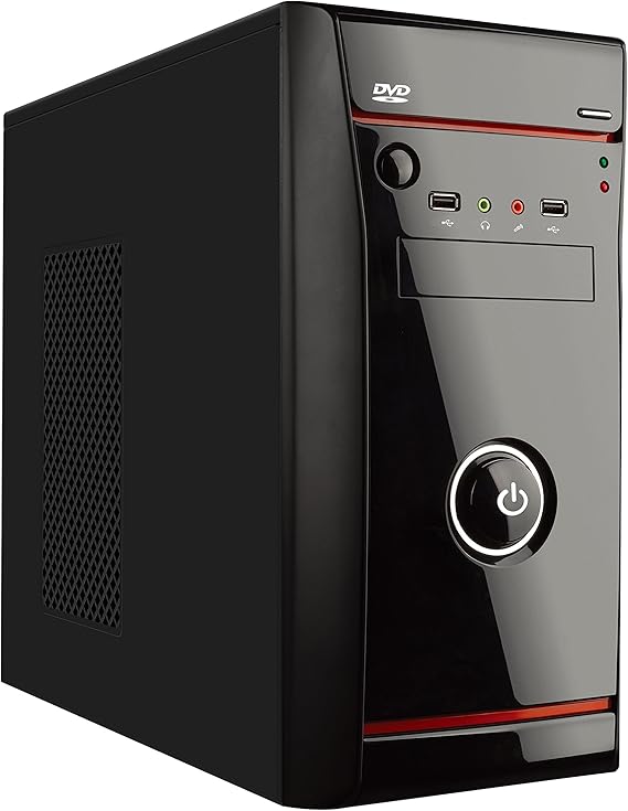 L-Link Micro - Caja + Fuente ATX 500 W, Color Negro: Amazon.es: Informática