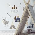 RoomMates Wandaufkleber „Adventure Awaits“ – Mit Tiermotiven, Abziehbar & Wiederverwendbar