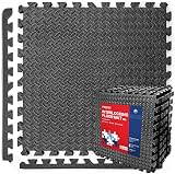 PROIRON Gym Floor Mats 2cm Interlocking Foam Tiles 60x60cm Set 6 view 1