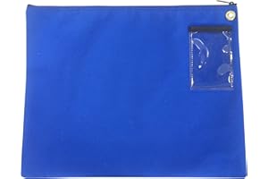 CARDINAL BAG SUPPLIES Interoffice Mailer Canvas Transit Bag 14w x 11h (Royal Blue)
