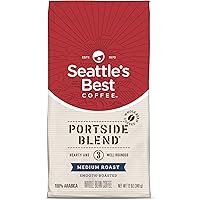 Seattle's Best Coffee Portside Blend Medium Roast Whole Bean Coffee, 12-Ounce Bag