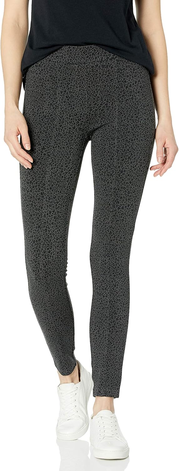  Brand - Daily Ritual Women's Seamed Front, 2-Pocket Ponte Knit Legging: Clothing