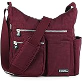 MHCNLL Crossbody Bag with Anti Theft RFID Pocket - Women Lightweight Water-Resistant Purse