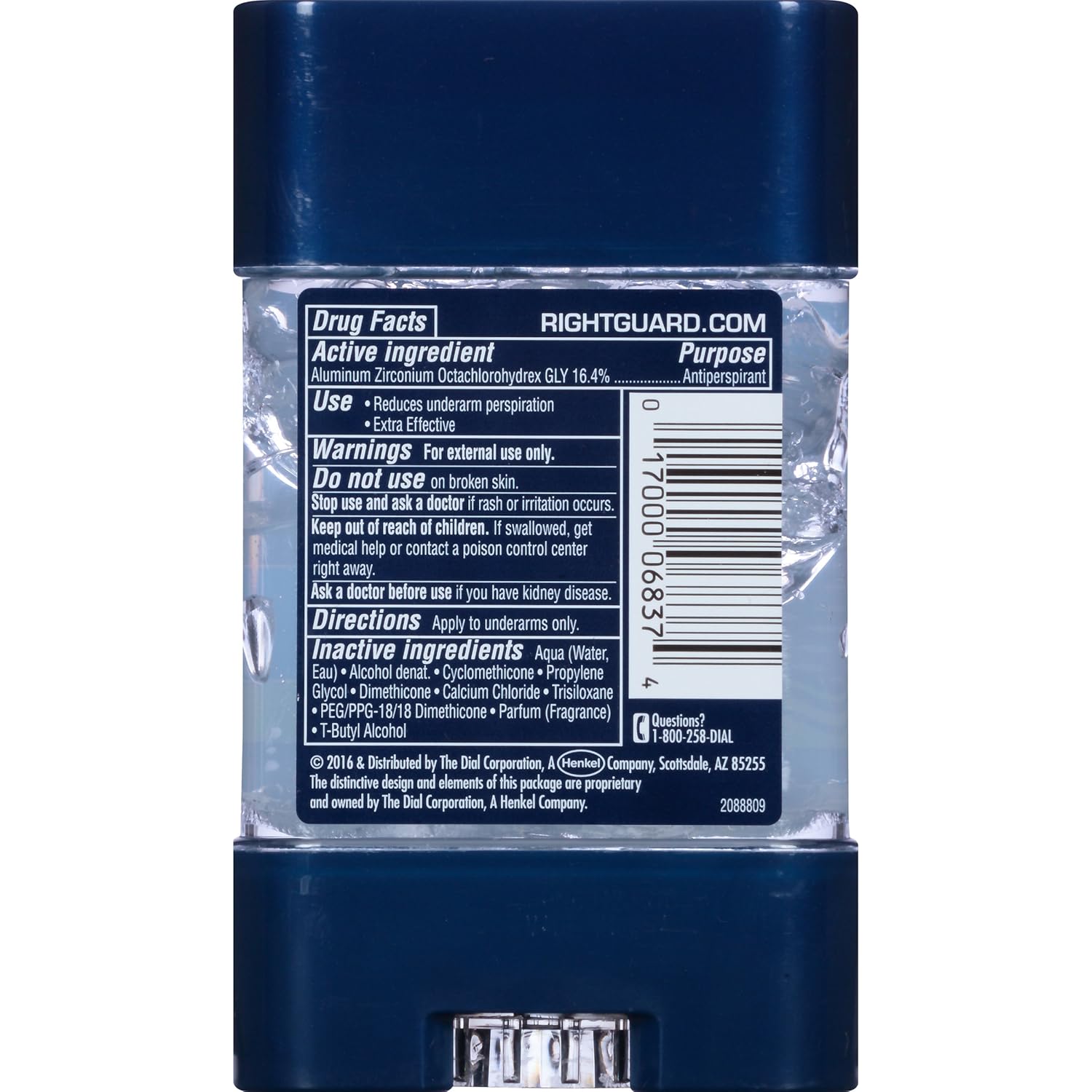 Right Guard Sport Antiperspirant Deodorant Gel, Fresh, 3 Ounce (Pack of 6) : Antiperspirant Deodorants : Beauty