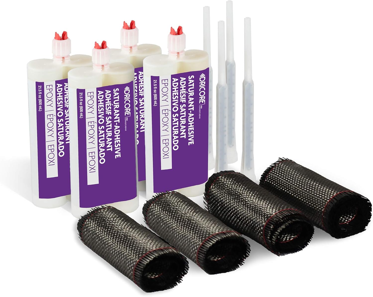 DRICORE PRO Concrete Repair Corner Wall Kit (10') | Best All in One Set