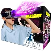 Heromask Educational VR Headset for Kids 5-12, Math Games, Phone Powered | Uses your own iPhone or Android. Times tables, addition and division games built with teachers. Birthday or school gift.