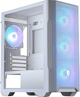 MSI MAG FORGE M100R WHITE Micro-ATX Case 300 mm GPU ARGB 3x Front Fans