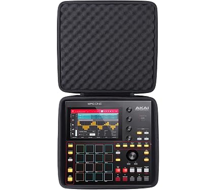 co2CREA Hard Case Compatible with Akai Professional MPC One+ MPC One Standalone Drum Machine Sampler MIDI Controller