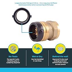 SharkBite 1-1/2 Inch FNPT Adapter, Push to Connect