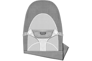 iGRATENS Fabric Seat for Bouncer - Cover for Baby Bjorn Bouncer Balance Soft & Bliss, Ventilated Mesh, Skin -Friendly, Machine Washable, Gray