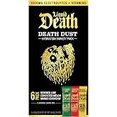 Liquid Death Electrolyte Death Dust, Severed Lime, Mango Chainsaw &amp; Convicted Melon Hydration Powder, Essential Vitamins Variety Packets, 6 pack