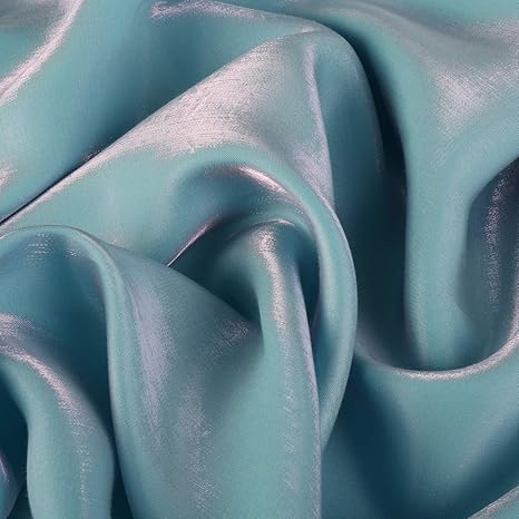 Amazon Moonfarm 全16色 至高の輝き シルク 風 サテン 生地 カラー 約1m 幅1 5m ライトブルー 布 生地 通販