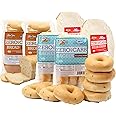 ThinSlim Foods Keto Bagel, Keto Bread, Keto Pizza Crust Bundle | Everything-Inside Bagel 2pack + Plain Bread 2pack + 2 Pizza Crusts (6 Packs Total)