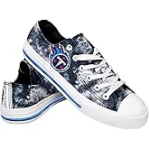 FOCO Tennessee Titans NFL Womens Low Top Tie Dye Canvas Shoes - 10