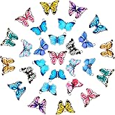 Hicarer 56 Pieces Alloy Butterfly Pendant Charms Colorful Butterfly Crafts Charms for Jewelry Making Bracelets Earrings Necklace DIY Making Supplies (14 Colors)