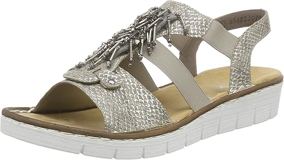 Amazon.com | Rieker 60062-64 Size 6 US Grey | Sandals
