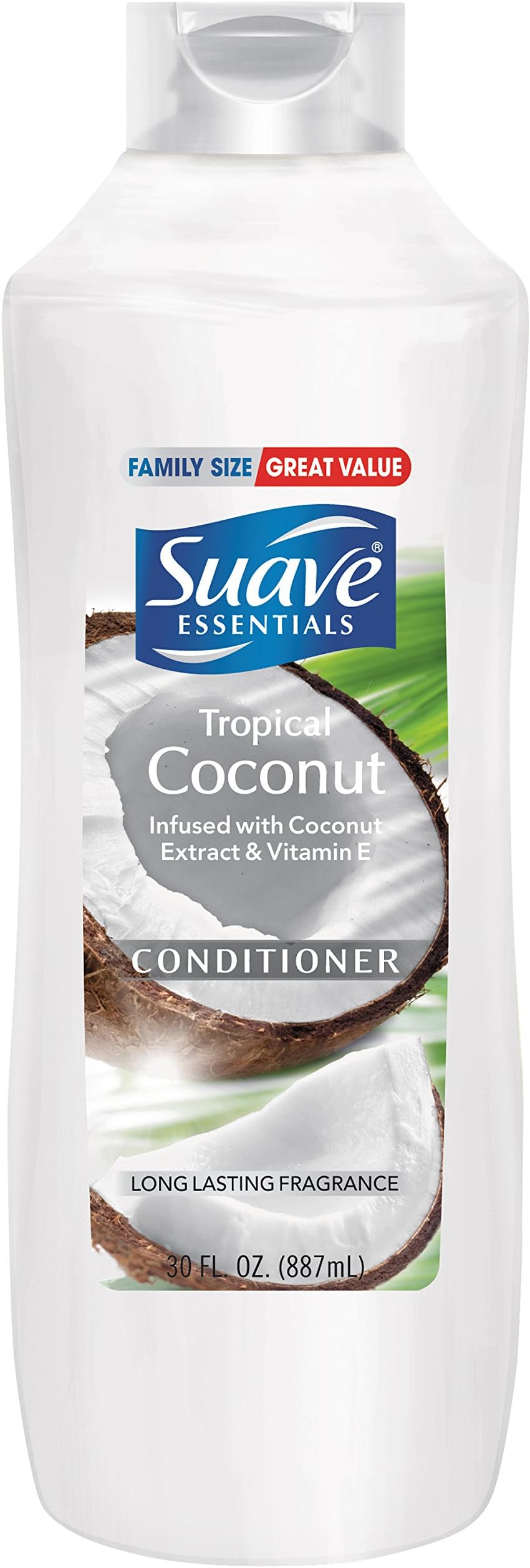 Suave Essentials Conditioner, Tropical Coconut 30 oz