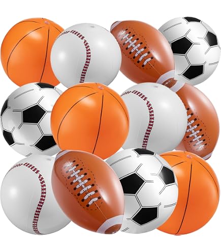24 Sportball-Aufkleber Für Kinder – Mix & Match Gesichter, Selbst Gestalten, Für Basketball, Fußball & Mehr