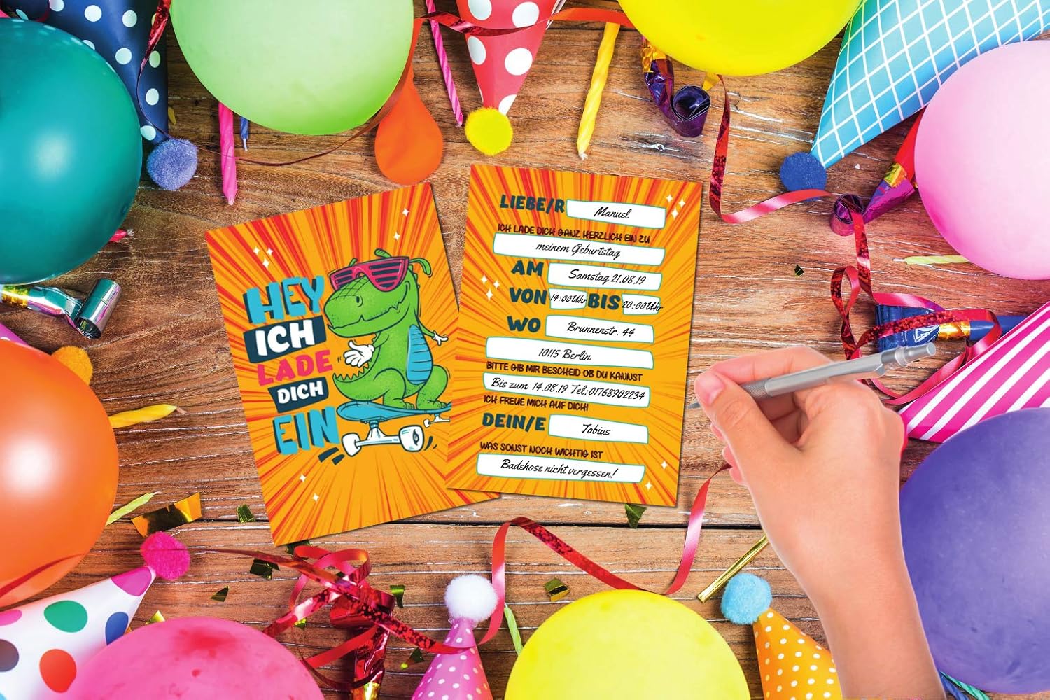 Pandawal 12x Einladungskarten 12x Briefumschlag Blau Kindergeburtstag Dino Junge Mit Coolem Dinosaurier Auf Skateboard Perfekte Einladung Fur Geburtstag Ausflug Kinderparty Party Dekoration Spielzeug Ayurvedanetworkbhu Com Pandawal 12x Einladungskarten 12x Briefumschlag Blau Kindergeburtstag Dino Junge Mit Coolem Dinosaurier Auf Skateboard Perfekte Einladung Fur Geburtstag Ausflug Kinderparty Party Dekoration Spielzeug Ayurvedanetworkbhu Com