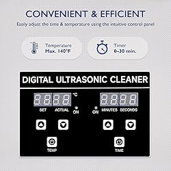CREWORKS 2L 60W Ultrasonic Cleaner