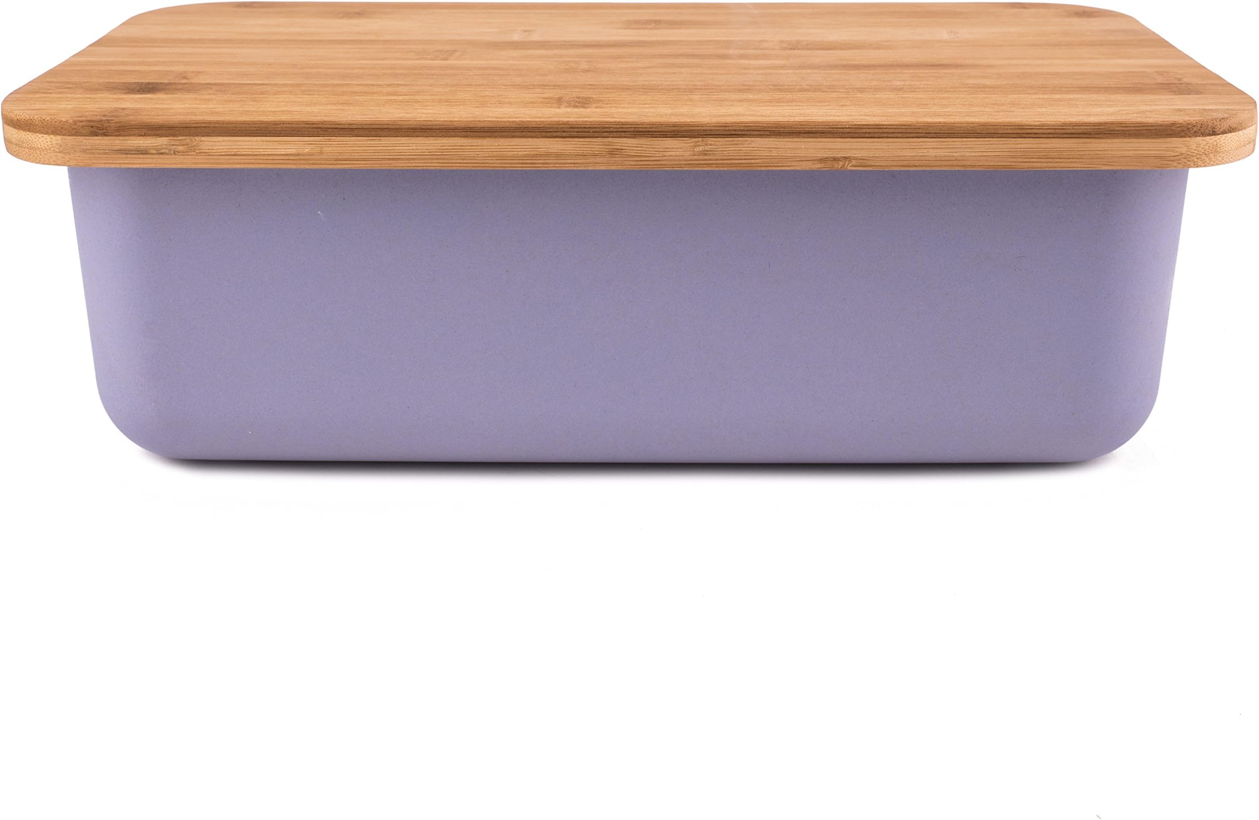 Bamboo Bread Box with Bread Board Cutting Board Lid