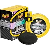 Meguiar's Ultimate Paste Wax, 8 Oz | Reflective Shine Gloss with Long-Lasting Protection - Easy to Apply and Remove, Microfiber Towel and Applicator Included