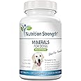 Nutrition Strength Minerals for Dogs, Support Cells & Nerves, Fortify Bones & Muscles, Promote Overall Health with Calcium, Phosphorus, Magnesium, Potassium, Selenium, Iron, Zinc, 120 Chewable Tablets