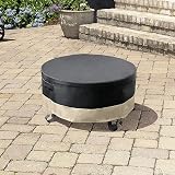 onlyfire 76cm Round Fire Pit Cover, Waterproof, Drawstring Closure view 6
