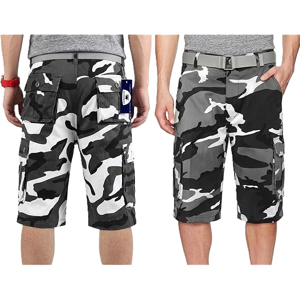 Renegade Sportswear Men's Camouflage Cargo Shorts (Camouflage