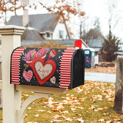 Fall Mailbox Cover Magnetic - Standard Size 21x18 Inch, Pumpkin & Leaf Design, Waterproof Outdoor Decor - View #8