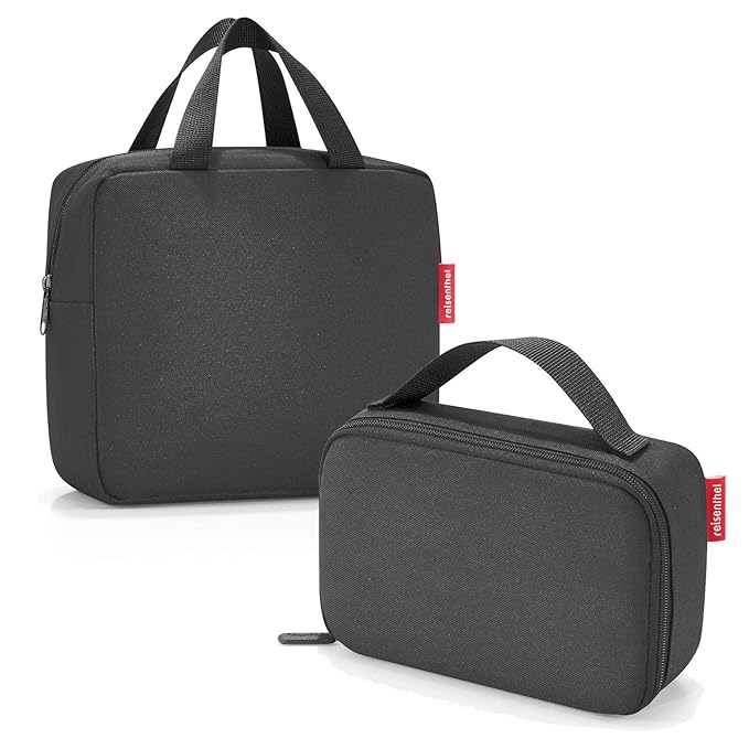 reisenthel Cooler-Set: 2X Kühltasche für Arbeit+Ausflug - foodbox ISO S 22,5x20x10,5cm + thermocase 20x14x6,5cm - 2 Kühltasch