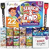 Funcils Preschool Learning Activities - Search and Find for Toddlers, Perfect for Kids, Art and Craft Supplies, Spot it Games