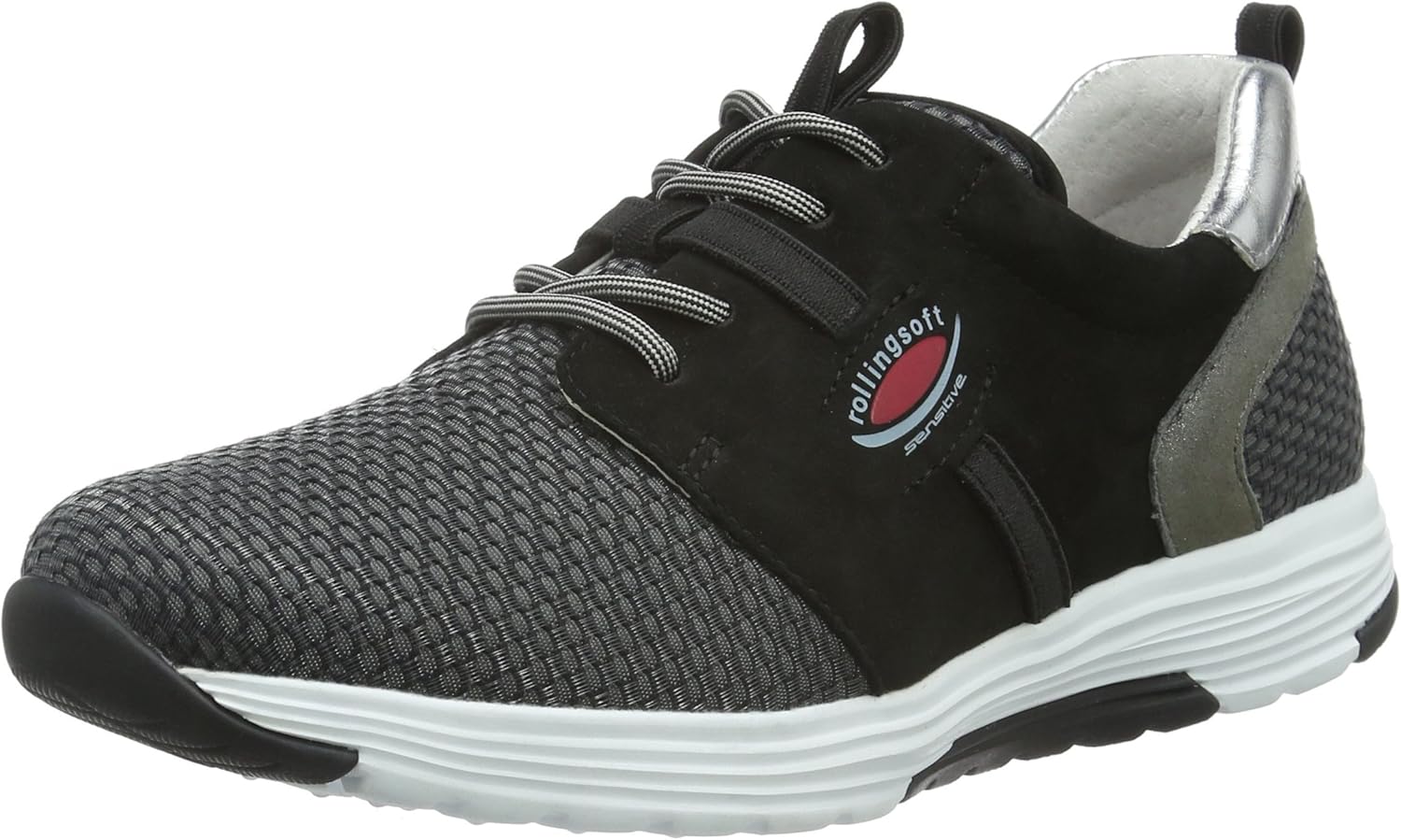 Gabor Gabor Comfort, Baskets femme, Multicolore (59 graphit/schwarz