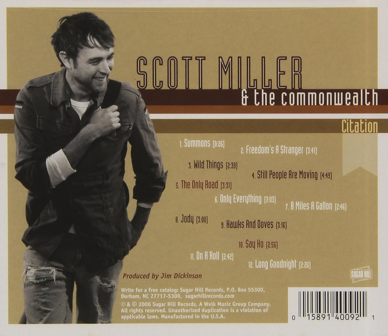 Scott Miller And The Commonwealth Citation Amazon Com Music
