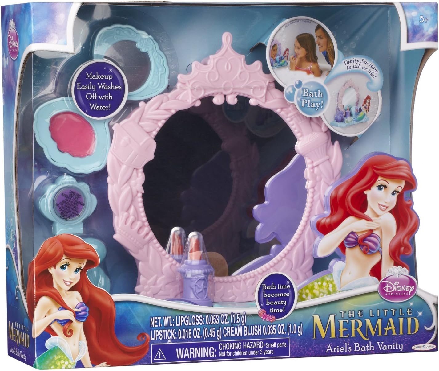 Amazon ディズニー アリエル バスバニティ ドレッサー オシャレ おしゃれ遊び バストイ お風呂のおもちゃ メイクアップ おもちゃ