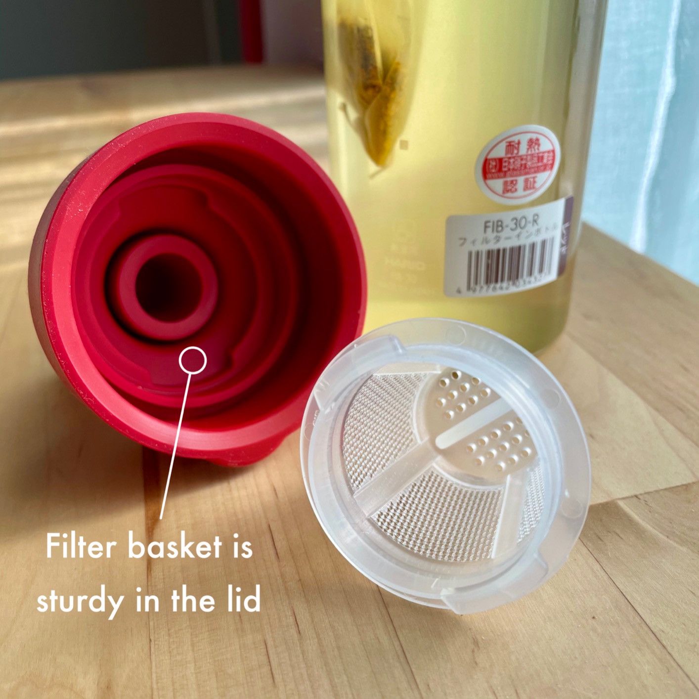 4/mo Finance Hario Cold Brew Tea Bottle, 300ml, Red Buy Now, Pay Later