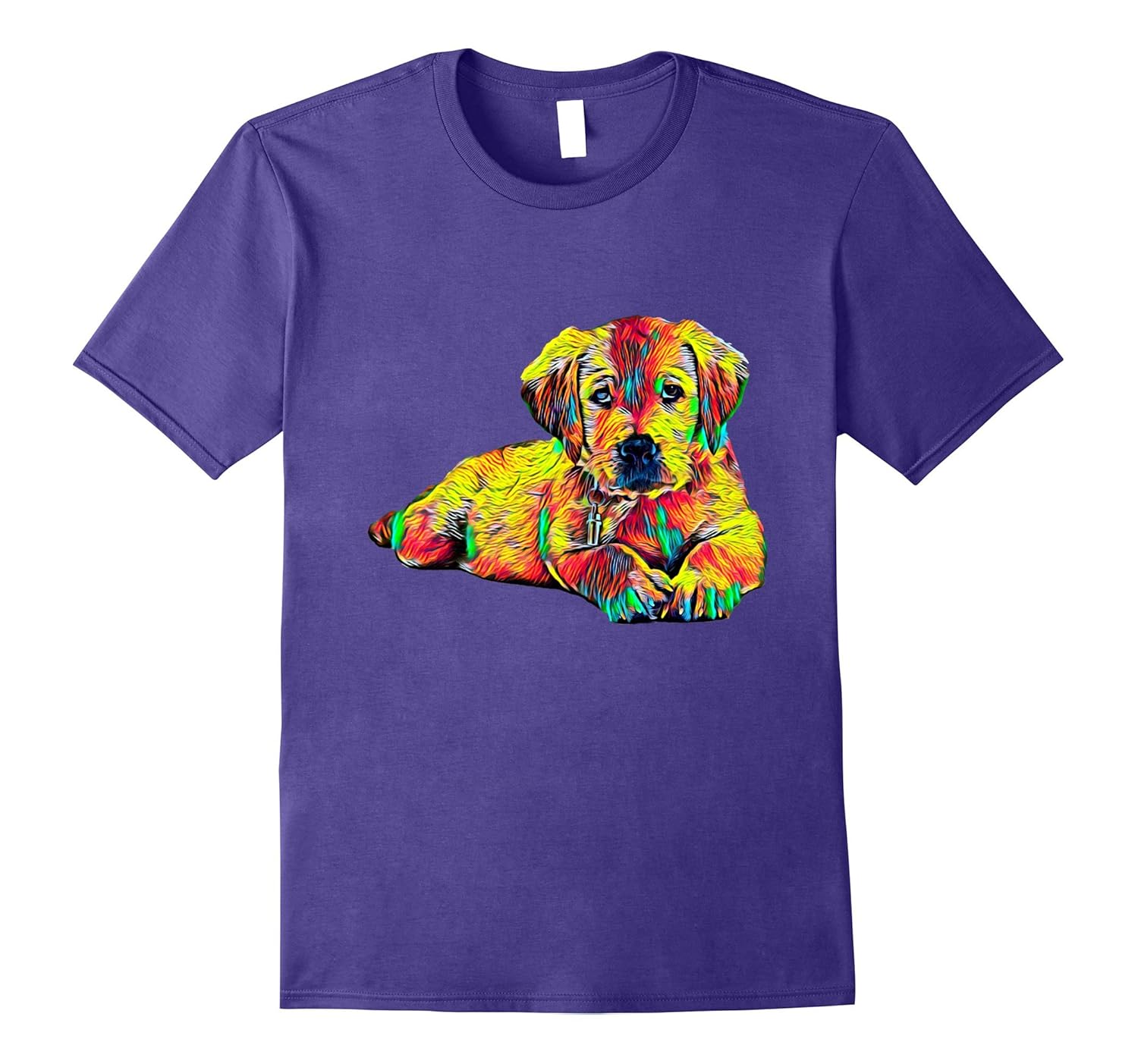 Labrador Retriever Puppy T Shirt Cool Big Loyal Dog Chillin-ANZ