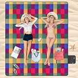 Vinsani Foldable Picnic Blanket 260x220cm Waterproof Sand Proof Outdoor Rug view 4