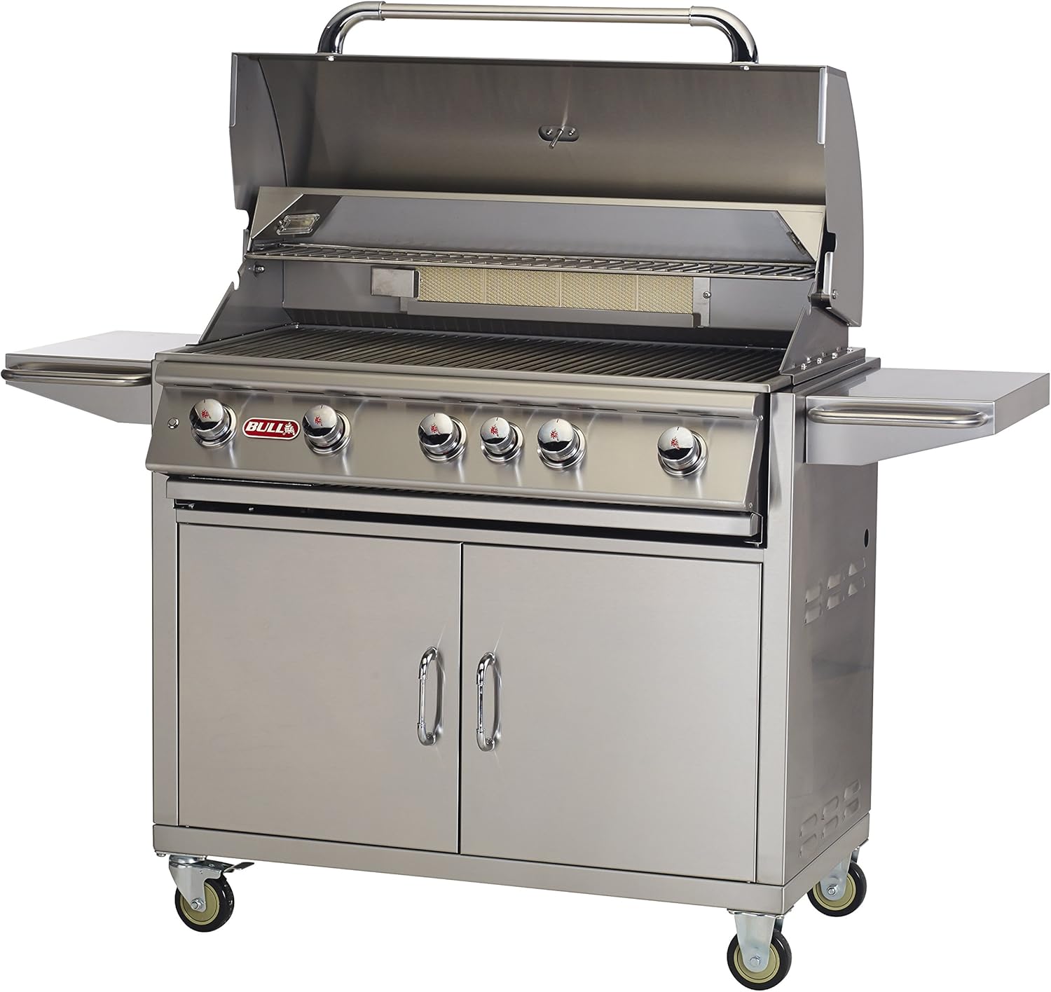 review Bull Outdoor Products BBQ 55000 Brahma 90,000 BTU Grill with Cart, Liquid Propane