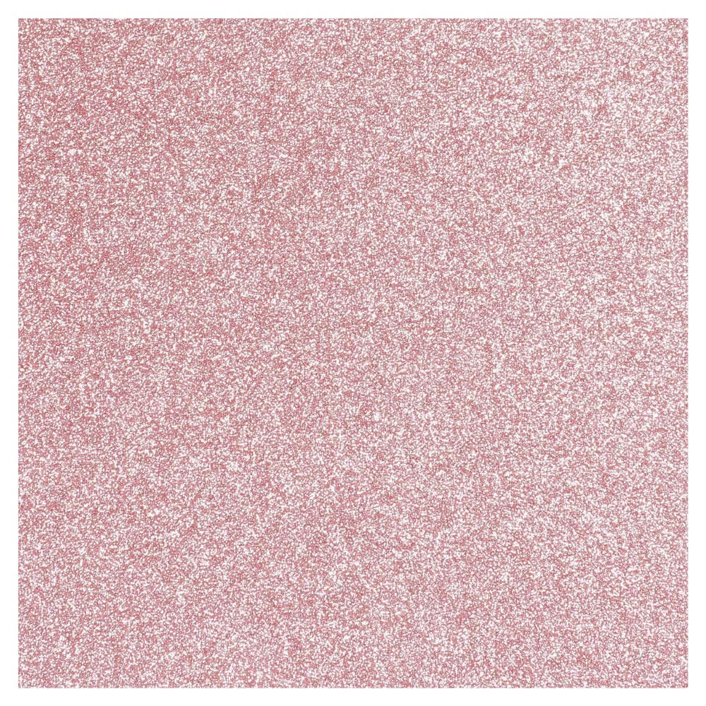 TRIXES Pink Glitter Vinyl Sheet Permanent Wallpaper - Self Adhesive Peel Paper Backing - 1350mm x 440mm Sticky Back Roll - for Walls Furniture Surfaces - Cut to Size Sparkle Contact Paper