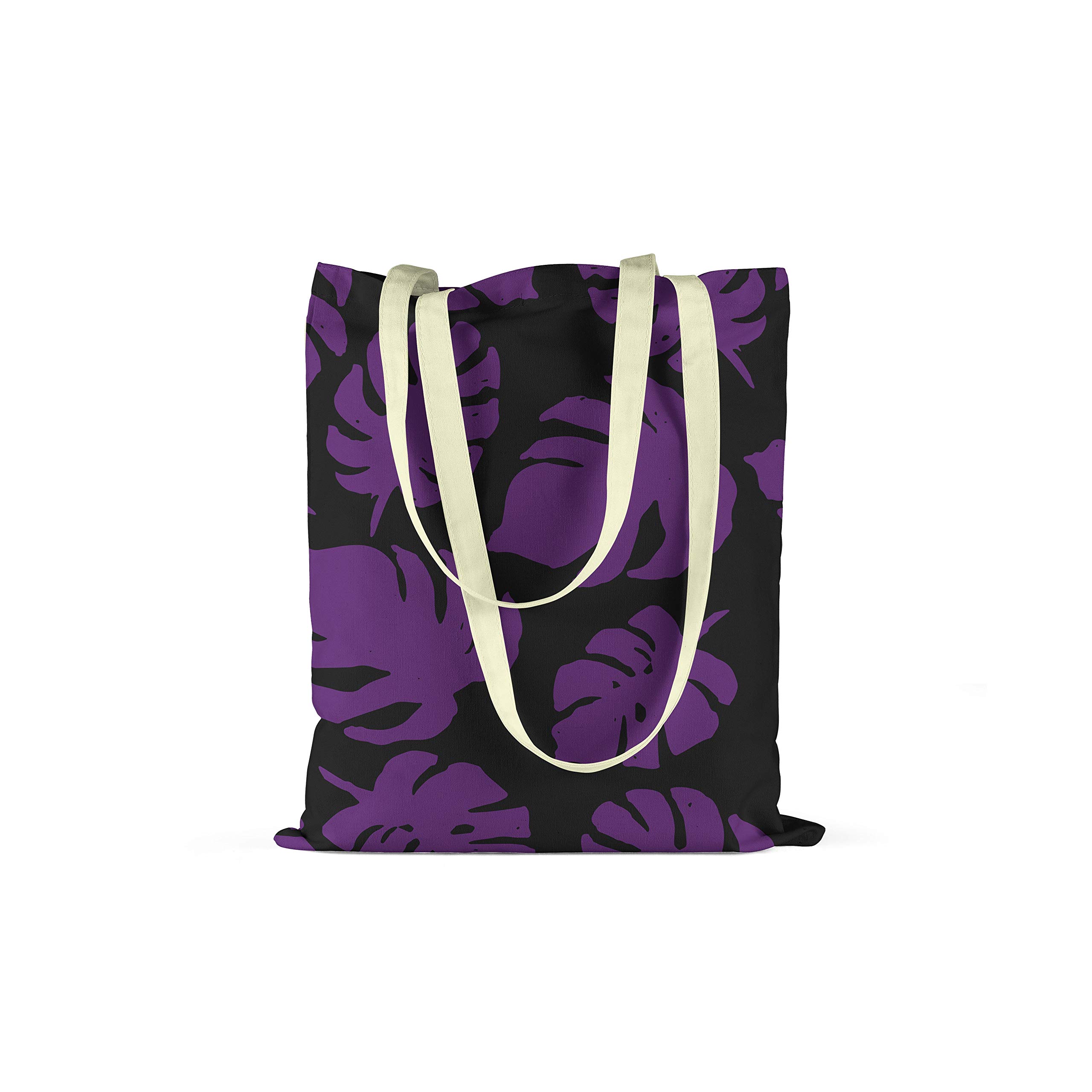 Bonamaison Printed Tote Bag, Reusable Grocery Bag, Shopping Bag, Machine Washable, Foldable, Canvas Cloth Bag with Handles, Size: 34x40 Cm